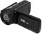 Videocamera Videocamera 4K 48MP YouTube Camera IR Visione Notturna 2.4 Pollici Touchscreen Ruotabile a 180° Videocamera per con Microfono, Paraluce, Obiettivo (Spina
