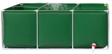 Piscinas Desmontables, De Múltiples Fines Doblar, Suelo Estanque, Criar Carpas Koi Estanque De Peces Piscina, Almacenamiento De Agua, Múltiples Tamaños(Green,200x150x60CM)