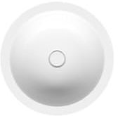 BetteBalance lavabo à encastrer, rond, 475mm, acier titane émaillé, A246-000, Couleur: Blanc