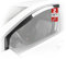 WALSER Premium Auto Windabweiser für BMW X1 (E84) 03/2009-06/2015, Passform Regenabweiser Set für Fahrer- und Beifahrerseite, Auto Windabweiser 2 STK.