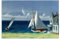 WANGLIDD Poster The Lee Shore von Edward Hopper, Wandkunst, Gemälde, Leinwand, Geschenk, Wohnzimmer, Drucke, Schlafzimmer, Dekoration, Kunstwerke, ungerahmt, 50 x 75 cm