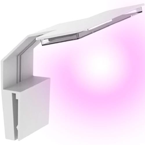 Virtcooy LED Aquarium Light Clamp Fish Light Lamp Fish Tank Lamp | LED Aquarium Lamp with Clamp,Clip On Aquarium Light,Bright Small Fish Tank Light for Plant Growth and Open Terrarium Tank Lighting