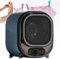 hKjPlvf Small Condenser Tumble Dryer, 5kg Kapazität, Kompakt, Portable, Brown