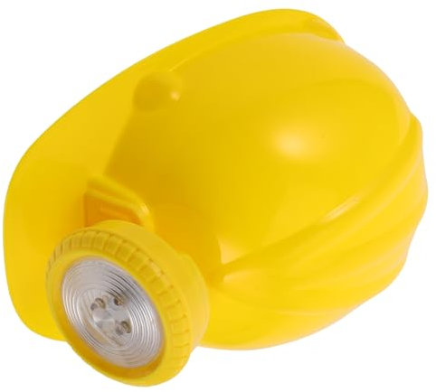 TOYANDONA Bergmannsmütze Für Kleinkindermützen Bergmannshelm Gelber Bauhut Für Bergmannshut Bauarbeiterkostüm Bauhelm Bau-hut-kostüm Cosplay Bergmann Hut Yellow Plastik