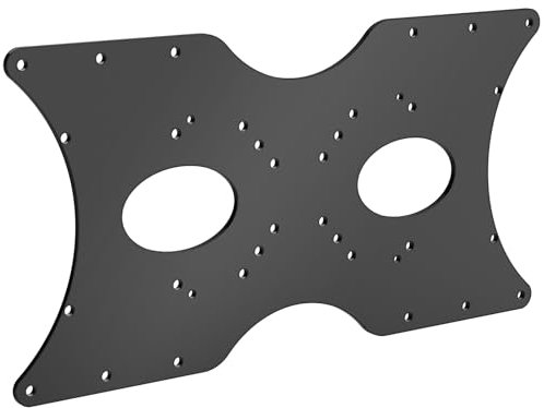 TV Mount Adapter Plate Bracket, Conversion Kit for VESA LCD LED up to 400x200mm, Suitable for Screens 32 to 55, Hardware Included, Black