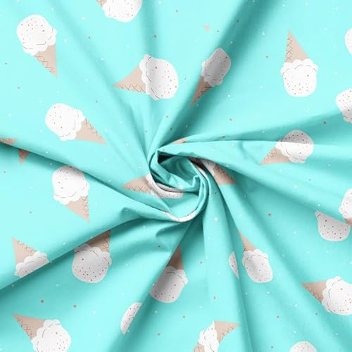 PAWOTEX Bio Jersey stoff meterware Kinder Leichter Jersey stoff mädchen jungen baby Baumwollstoff meterware Stoff meterware jersey zum Nähen von Kleidung 100% Baumwolle Öko-Tex 150cm x 50cm