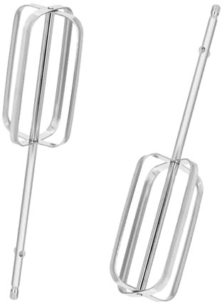 2 Pack Hand Mixer Beaters Blender Attachments, Stainless Steel Electric Mixer Parts, Hand Mixer Beaters Compatible with Hamilton Beach Hand Mixer Replacement Beaters, Electric Mixer Replace Parts