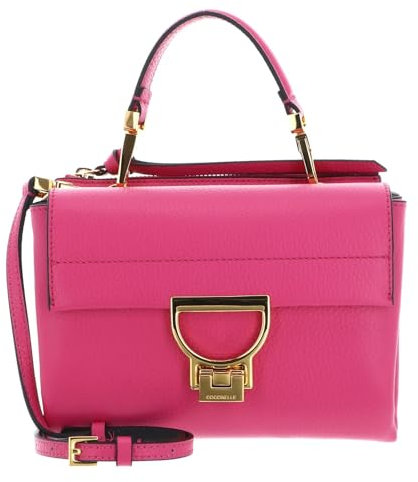 Coccinelle Arlettis Handbag Grainy Leather New Fucsia