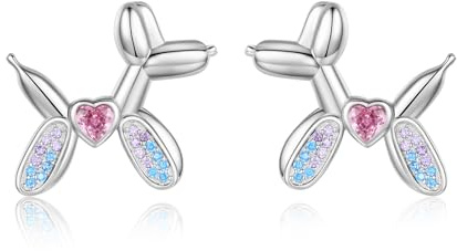Tier Ohrringe Damen Mädchen 925 Sterling Silber Kaninchen/Frosch/Fuchs/Corgi/Ente/Elefant/Krokodil/Schildkröte/Otter/Leopard Geburtstag Weihnachten Schmuck Geschenk