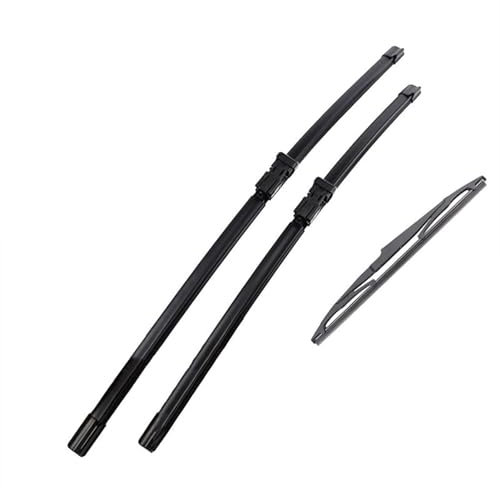 WETCL Auto Scheibenwischer für Opel Astra J 2009-2015 27+25+12, Wischerblätter-Set für Vorne und Hinten Dauerhaft Wischerblatt Auto Zubehör