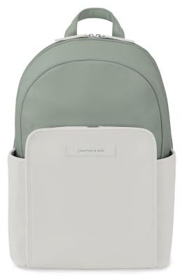 Kapten & Son Rucksack Aalborg Muted Sage 12 L | Rucksack Damen & Herren | Handgepäcksrucksack mit 12 Laptopfach | Backpack ideal für Uni, Arbeit, Reisen