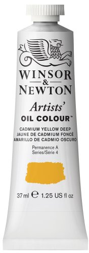 Winsor & Newton 37ml Artists' Oil Colour - Cadmium Yellow Deep