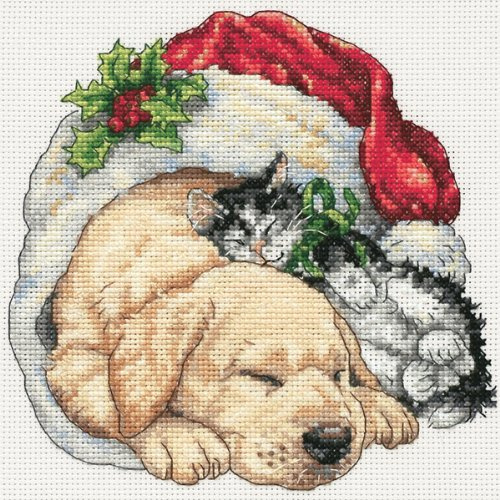 Dimensions 8826 Xmas Morning Pets, Multi-Colour, 9.25 in*0.75 in*5.88 in
