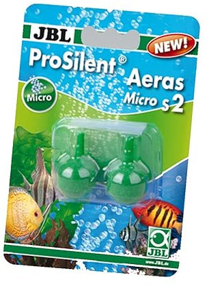 JBL Aeras Micro S2 6148500 Ausströmerstein-Set für feine Luftblasen in Aquarien, Ø 21 mm