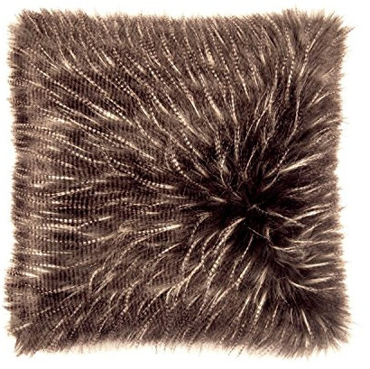 pad Dekokissen, Kissenhülle Veneta - bronze in Felloptik. 40 x 40 cm