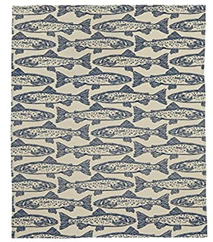 Salmon Cotton Tea Towel by Ulster Weavers