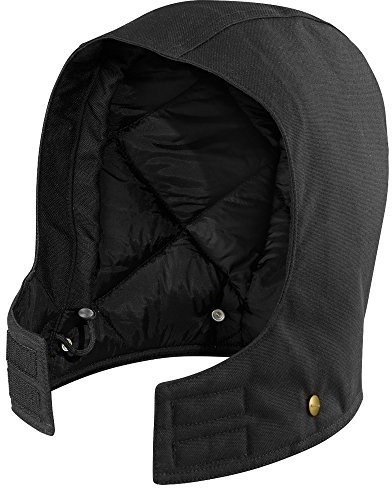 Carhartt Herren Firm Duck Insulated Hood Wintermütze, Schwarz, Einheitsgröße EU