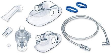 Beurer IH 60 / 58 Yearpack, Zubehör zum Inhalator mit DC-Kompressor-Druckluft-Technologie, desinfektionsfähig, Mund- und Nasenstück, Vernebler
