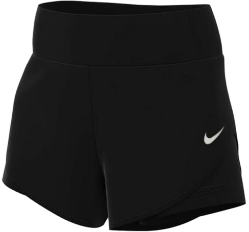 Nike Damen W NKCT FLEX Shorts, Schwarz (Black/White), Gr. S