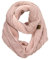 C.C Damen Warmer Winter Unendlichkeitsschal mit Sherpa Futter, Rosa