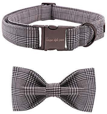 Unique Style Paws Hundehalsband Fliege Halsband Verstellbare Halsbänder oder Hundeleinen für Hunde und Katzen Klein Mittelgroß Groß