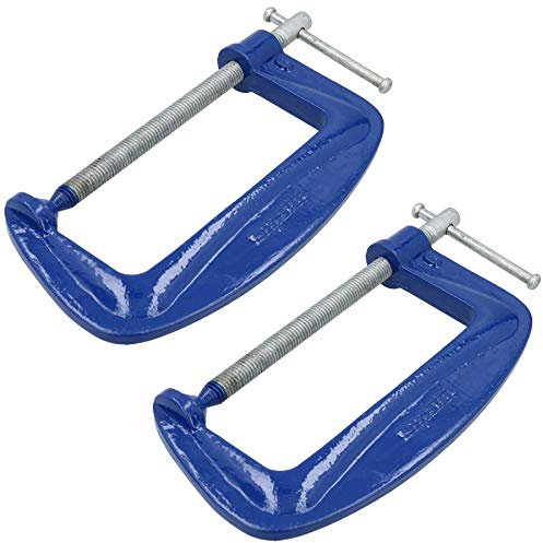 6 Heavy Duty G Clamp C-Clamp Grip Holder vice Clasp Woodworking 2 Pack