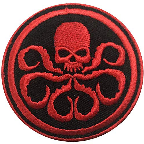 Hydra Captain America Super Hero Movie Iron On Patch Sew On Patch Embroidered Patch/Badge for Clothes Shirts Jeans etc