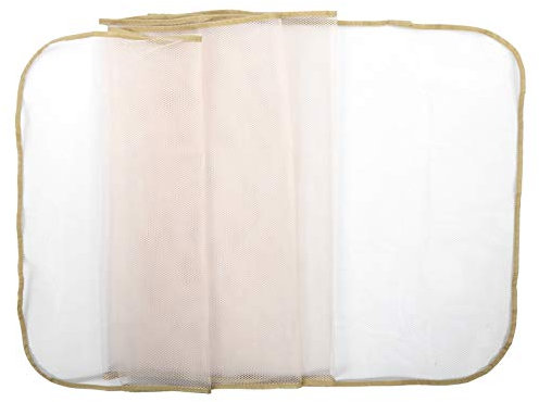 3 Meter Baby Sicherheitsnetz, Geländer Mesh Treppen Netz Baby Sicherheitsnetz Balkon Patio Treppen Geländer Netz Schutz für Indoor Outdoor(Beige)