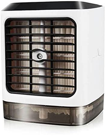 Brawdress - Ventilatore portatile per condizionatore d'aria, mini USB, per camera da letto, casa, auto, ufficio