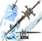 World of Warcraft- Frostmourne, ouvre-lettre en forme d'épée avec base, 22,5 cm, accessoire pour la maison et le bureau, cadeau et marchandise pour les fans et les collectionneurs