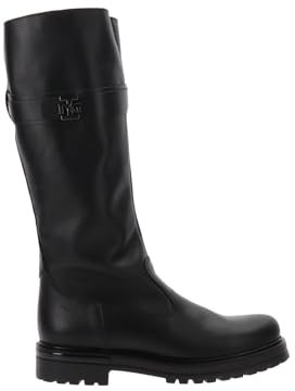 Nero Giardini I332794F Stivali Teen da Ragazza in Pelle - Nero 37 EU