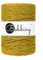 BOBBINY 5mm Makramee Garn Regular 100m weiches Baumwollgarn für DIY & Deko, Farbe:Spicy Yellow