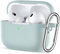 Easuny Custodia per AirPods PRO 2/1 (2022/2019) - Silicone Cover per AirPods PRO 2nd/1st Case, Antiurto Protezione Cover Compatibile con AirPods PRO Seconda Generazione, con Moschettone, BluVerde