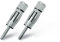 BlackNugget® Lot de 2 Adaptateurs d'Antenne Autoradio DIN - ISO - Fiche Mâle Femelle - Universel pour Radio de Voiture