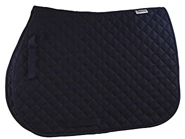 Umbria Equitazione Sottosella in Cotone Full, Blu Navy