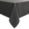smiry Leinenoptik Tischdecke Abwaschbar Lotuseffekt Eckig 130 x 160 cm Tischtuch Leinendecke Wasserabweisend Tafeldecke Tischwäsche Fleckschutz, Dunkelgrau