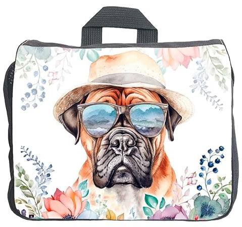 Cadouri Hundezubehörtasche mit Bullmastiff - Aufbewahrungstasche mit Hunderasse für Hundebesitzer - originelles Geschenk - handgefertigt
