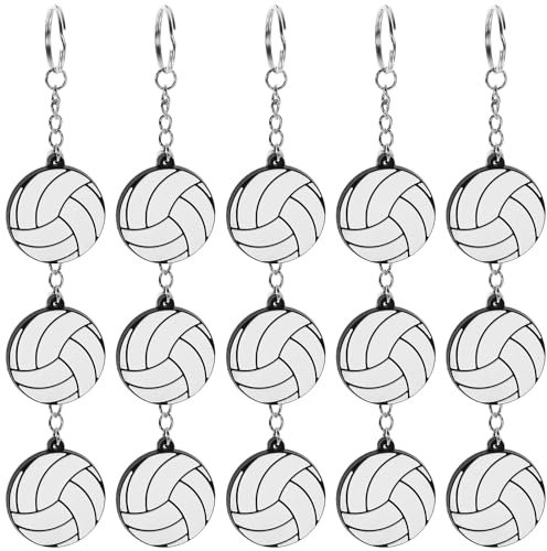HEALEEP 20St schlüsselringe schlüsselanhänger Volleyball- Aufkleber für die Hängende Verzierung für Taschen schlüssel dekoration DIY liefert dekorativer Taschenanhänger schmücken