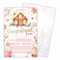 Tabyon Einladungskarten mit Lebkuchenhaus-Dekoration, 20 Einladungen und Umschläge, Einladungen für Weihnachtsfeier, Festtagsessen, Partygeschenk und Dekorationen – A02