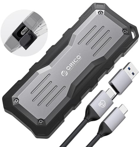 ORICO Extreme Portable SSD 1 to, USB 3.2 Gen 2x2 Disque Dur Externe Robuste, 2000MB/s en Lecture, 1800MB/s en Écriture, 20Gbps, Idéal pour Les Éditeurs en Extérieur - O20