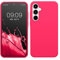 kwmobile Cover per Samsung Galaxy A35 Custodia - Back Case per Smartphone in Silicone TPU - Protezione Gommata - rosa shocking