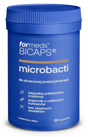 ForMeds - Bicaps MicroBACTI - Zusammensetzung aus 4 mikroverkapselten Bakterienstämmen (8 Milliarden KBE) - 60 Kapseln