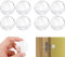 GUGUGO 8 Stück Türstopper Wand Transparent, Gummipuffer Selbstklebend, Türklinken Stopper, Türstopper Türklinkenpuffer Selbstklebend Wandschutz Türklinke, Elastikpuffer für Tür, Wände