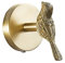 TRITAM Brass Gold Animal Hook Solid Brass Coat Hook Door Back Hook Bathroom Kitchen Hooks Towel Rack(Bird)
