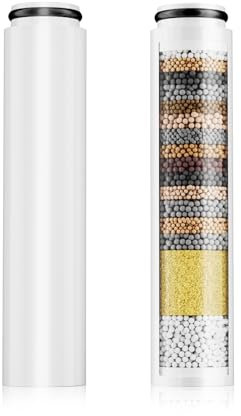 Cobbe Filtro per Soffione Doccia con ASIN B0CSYYD9HD, B0CXP5WM77, B0CXP12QDQ, Filtro di Ricambio 20 Strati per Acqua Dura, Pulizia e Rimozione di Cloro e Sostanze Nocive