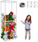 Bomodoro Organizer Giochi Bambini Mobile Porta Giocattoli per Peluche e Giochi. Porta Giochi Bambini Contenitori. Per Tenere i Giochi in Ordine nella Stanza dei Bambini My Zoo XL (bianco)
