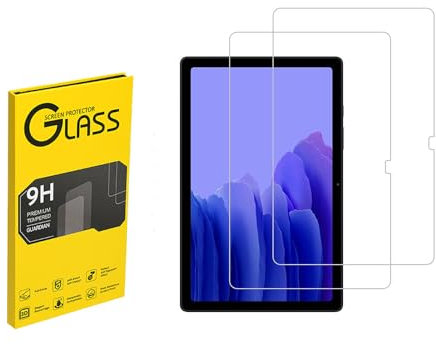 Shunwige 2 Pack Proteggi Schermo per Galaxy Tab A7 10.4 2020 T500 T503 T505 T507, Protezione Film Schermo in Vetro Temperato per 10.4 Pollici Galaxy Tab A7 2020 Tablet SM-T500 SM-T503 SM-T505 SM-T507