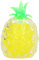 HappyFit Ananas-Ballspielzeug zum Stressabbau, weiche Anti-Stress-Bälle, lindern Verspannungen, Angstzustände und Stress
