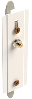 Bullfix Radiator Support Bracket Kit with Heavy Duty Plasterboard Fixings - Secure Column & Designer Radiator Mounting Brackets for Vertical/Horizontal Installation, 4 Pack, White