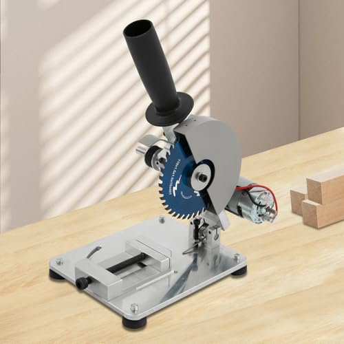 Mini scie à onglets de 10,2 cm - Angle réglable de 0 à 45 ° - 9000 tr/min - Pour métal souple, tôle de fer, bois, alliage d'aluminium